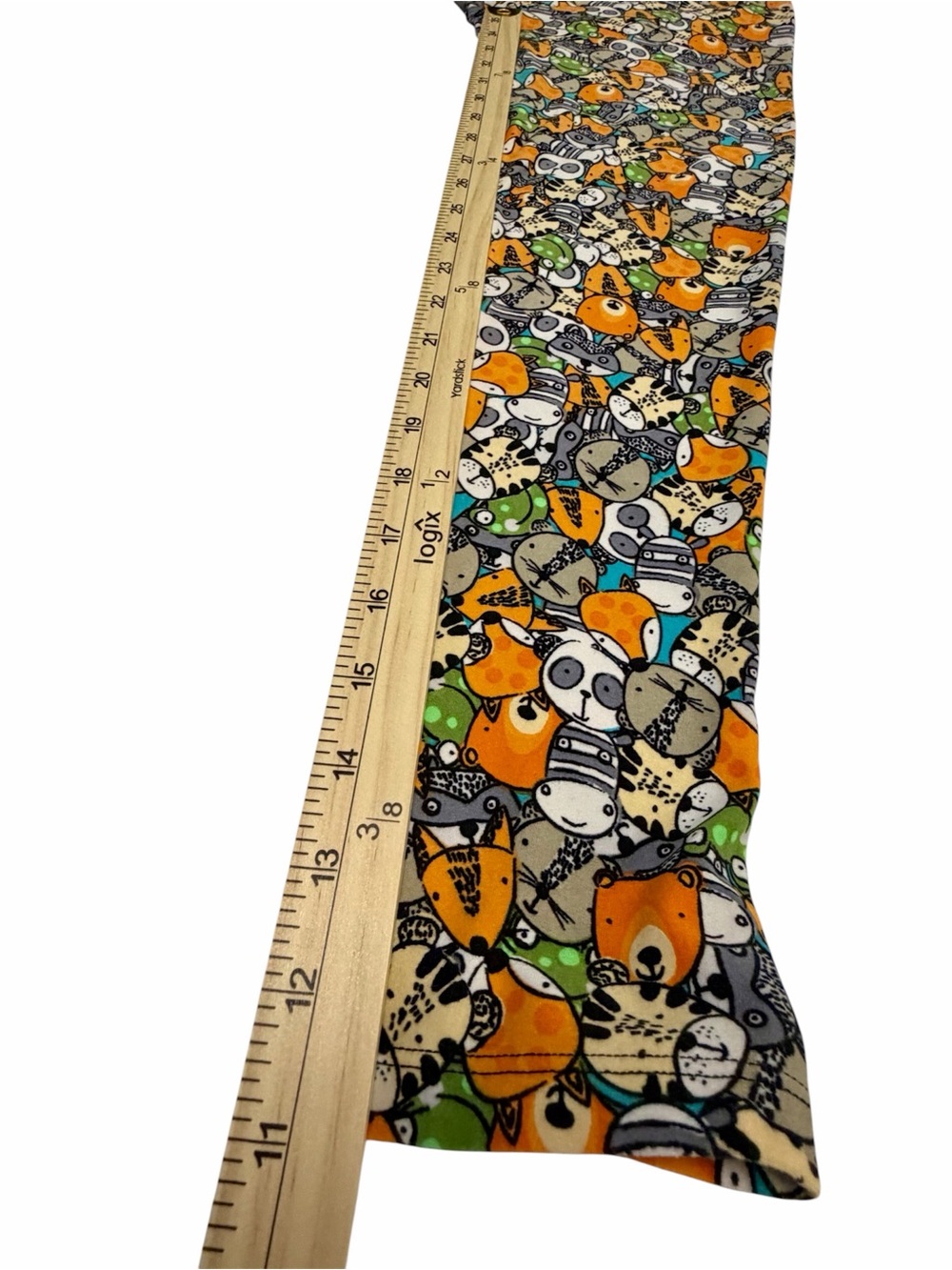 LuLaRoe Leggings Multicolor Rare Animal Print Panda Fox Raccoon Frog OS - Picture 8 of 8